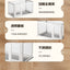 Household Small and Medium Dogs Teddy Pet Dog Fence Visual Cat Cage Dog Fence Indoor Panoramic Transparent Dog Cage