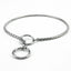 Copper Snake P Chain Dog Collar Small Puppy Large Dog Collar Necklace Choker Pet Training Supplies Slip Collar Gold Sliver Black