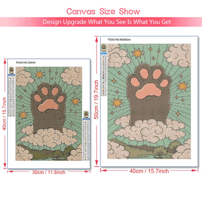 Tarot Cards Cat 5D Diamond Painting Cute Raccoon Full Diamond Cross Stitch Cartoon Animal Embroidery Mosaic Art Home Decoration