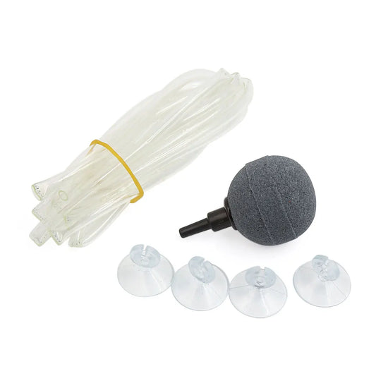UXCELL Air Pump Sand Stone Set Aquarium Oxygen Parts Air Stone Bubble Fish Tank Aerator Ball Shaped Mineral Bubble Accessories
