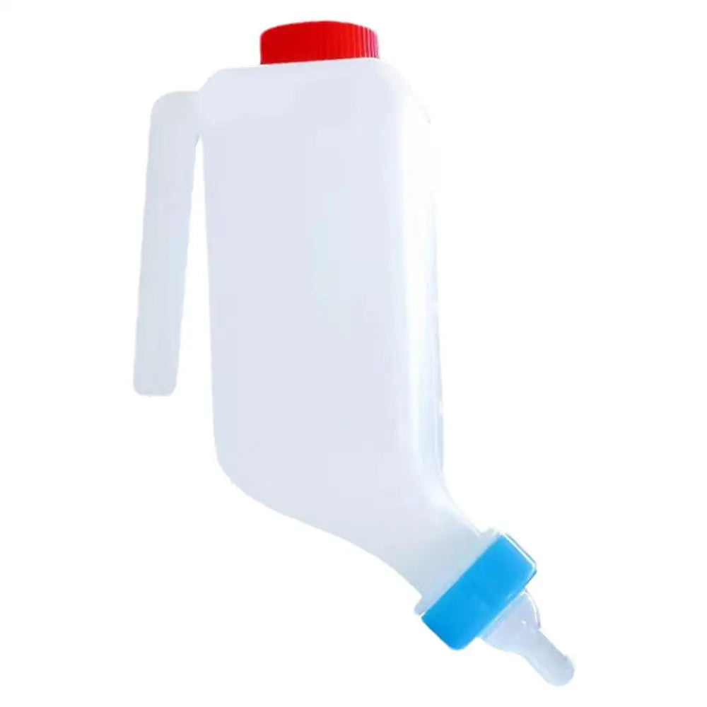 Baby Goat Bottle Lamb Bottle Animal feeding supplies Hangable Milk Feeder Veterinary hanging milk bottle with Clear Scale