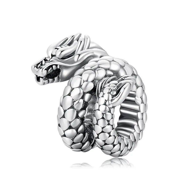 WOSTU 925 Sterling Silver Animal Charms Giraffe Zebra Unicorn Beads for Women Fit Original Bracelets Necklace DIY Jewelry Making