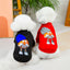 Funny Dog Hoodies for Small Dogs,Warm Fleece Hoodie Sweater Cartoon Puppy Pullover Coat Autumn Winter Clothes Yorkie Pet Apparel