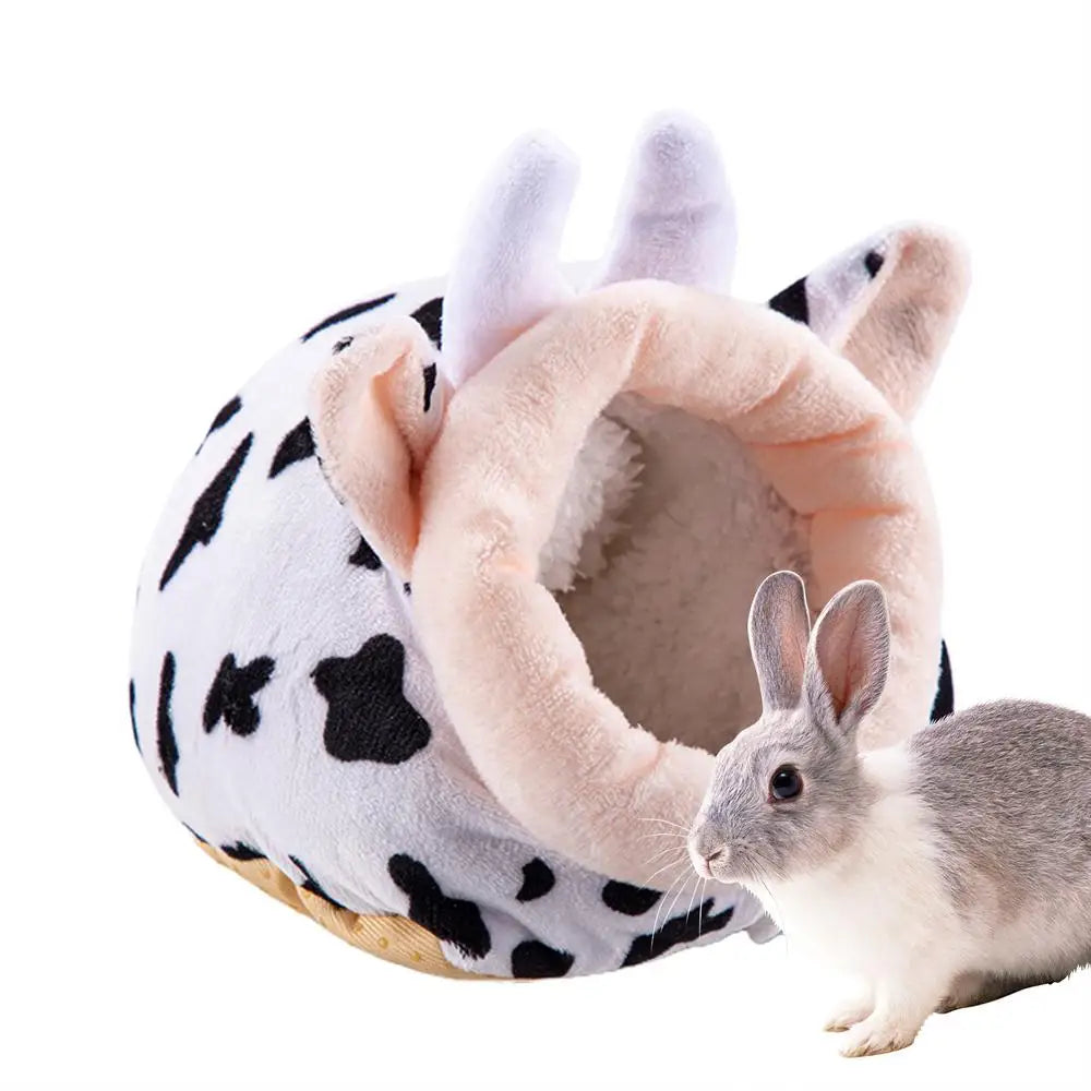 Hamster Houses And Hideouts Christmas Hamster Guinea Pig Hideouts Winter Sleeping House Washable And Removable Cute Hamster