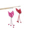 Cat Toy Cat Teaser Sticks Wooden Cat Stick Moon Rattan Molar Bite-resistant Cat Stick Cat Toy