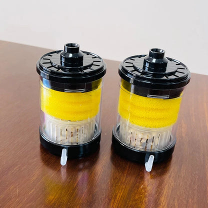 Aquarium Fish Poop Stool Toilet Manure Suction Filter Collector Fish Tank Biochemical Sponges With Media Balls Oxygen Increasing