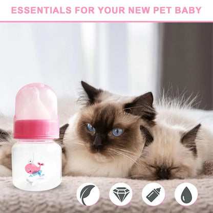 Puppy Feeding Bottle Puppy Milk Feeder Kitten Bottles Kitten Feeder Silicone Nipple Kitten Bottle Feeding Kit Milk Dispenser Pet