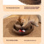 Organ cat scratch board foldable cat toy with bell for self fun and relaxation, cat scratch resistant corrugated paper, scratch