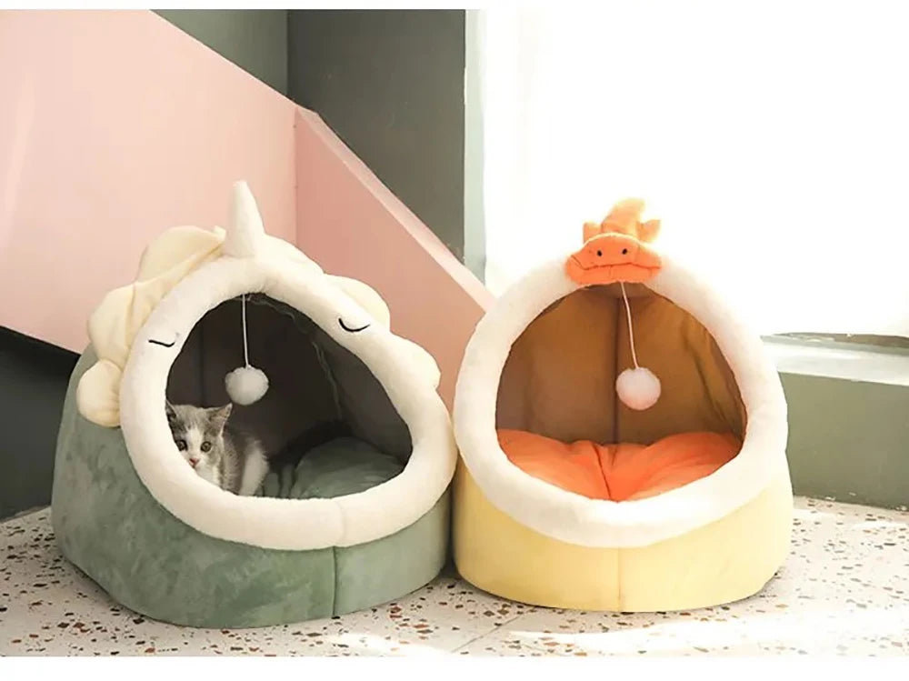 Washable pet lounger cushions, cat mat beds, warm and soft baskets, cozy warm cat kennels, house tents, small pet dogs, winter