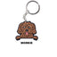 Cartoon Cool Dogs Keychains Bulldog English Springerspaniel Keyrings Maltese Greyhound Key Chains Husky Keeshond Key Rings Gifts