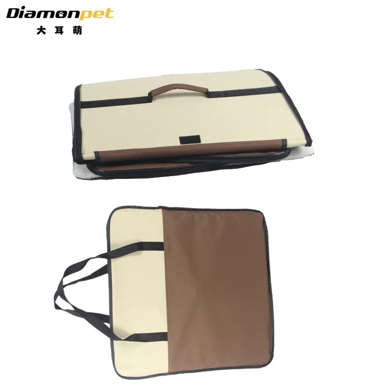 Car Dog Cage Trunk Large Dog Transport Cat Bag Out Portable Capacity Travel Portable Folding Kennel Breathable