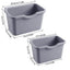 Fish Tank Tool Organizer 2pcs Aquarium Tools Organizer Aquarium Supplies Aquarium Accessories Storage Box For Aquariums Fish