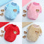 2024 New Warm Fleece Pet Clothes Cute Print Coat Small Medium Dog Cat Shirt Jacket Teddy French Bulldog Chihuahua Winter Outfit