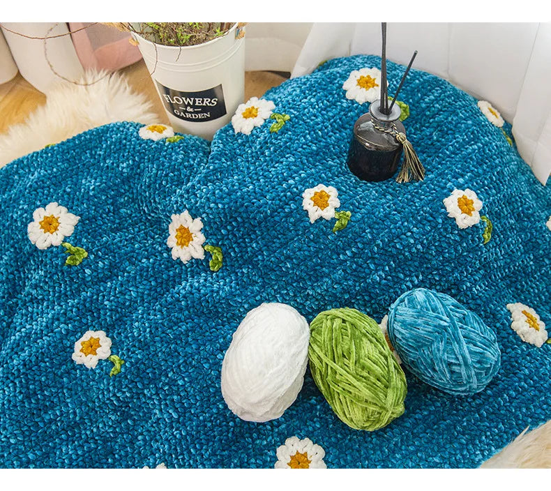 Ruyi bird warm fleece thick wool handmade DIY crochet woven golden velvet hook shoe thread wool ball