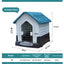 New Dog House Outdoor Waterproof Kennel All Seasons Indoor Dog House Outdoor Rainproof Sunscreen Medium and Large Dogs.