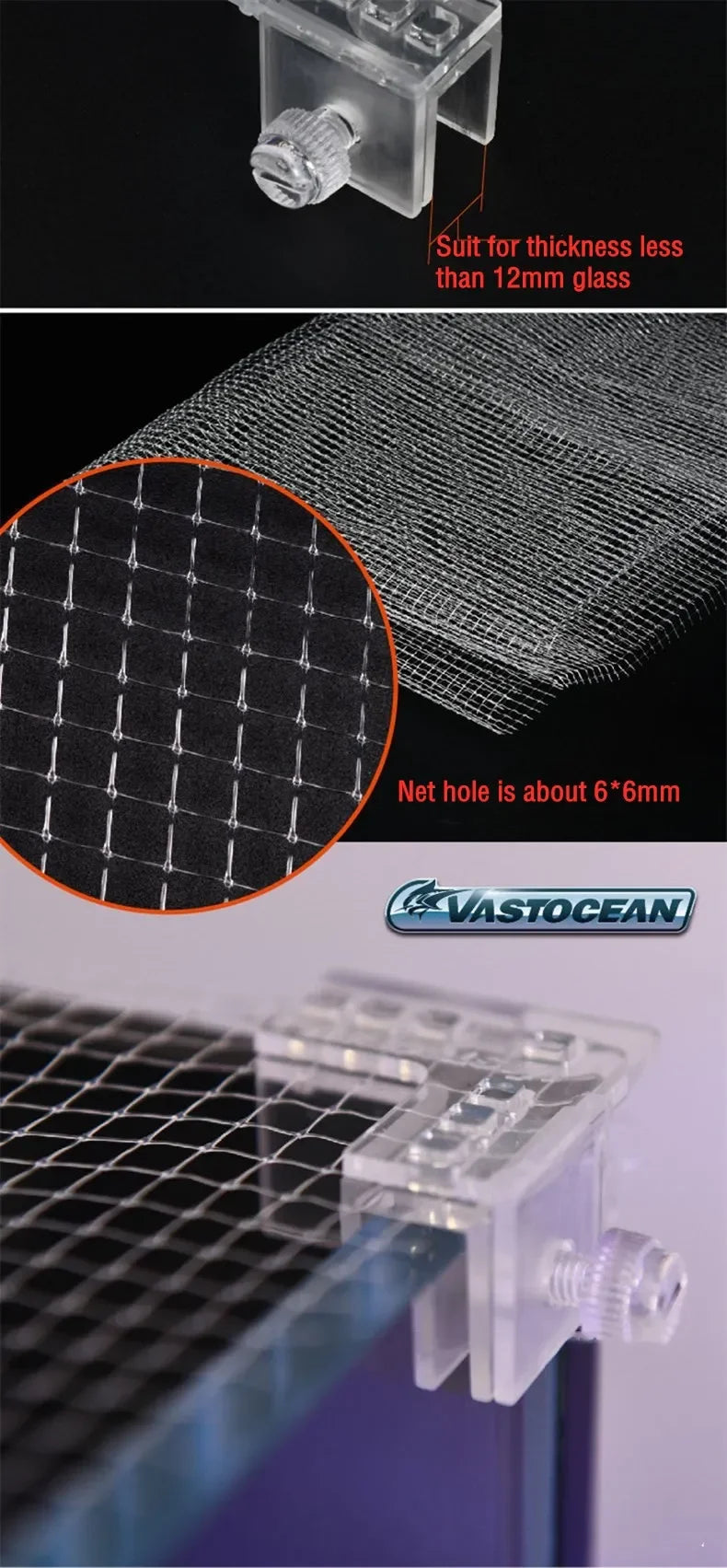 clear net for fish tank DIY Aquarium Screen Net Clear Mesh Netting Fish Tank Covering Anti-Jum – Whiskers Way