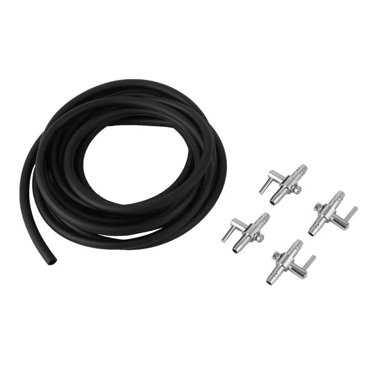 UXCELL Aquarium Flexible Hose Oxygen Circulate Pipe Silicone Tube Water Connector ID 4mm Pump Parts Tools Fish Tank Accessories