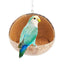 Coconut Bird Nest Bird Hideaway Parakeet Nest Bird House Hut Cage Coconut Shell Bird Nest Parakeet Nesting Box Parrot Home