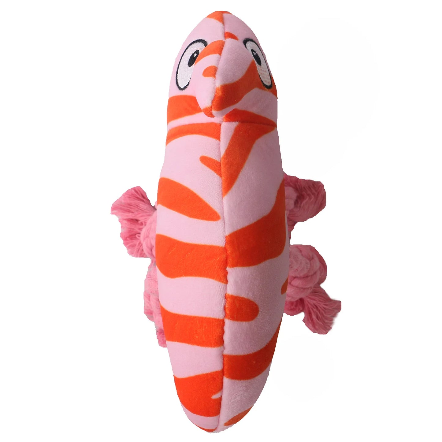 Dog Plush Toy Cross Border Plush Filled Striped Chameleon Lizard Squeaking Pet Toy Dog Toy Fleece Squeak Toys