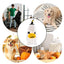 Halloween Costume for Dogs Witch Hat Pumpkin White Ghost Costume Fancy Dress for Dogs Cats Pet Outfits for Halloween Cosplay