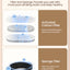 ROJECO Stainless Steel Pet Drinking Fountain Automatic Cat Water Fountain Smart Pet Water Dispenser for Dog Cat Drinking Supply