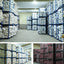 Heavy Duty Foldable Warehouse Iron Wire Cage Mesh Collapsible Container Pallet Cage Metal Collapsible Shipping Cage with Wheels