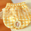 Floral Pet Dog Physiological Pants Cute Plaid Dress Lace Female Teddy Yorkshire Cats Shorts Breathable Cotton Small Dog Clothes