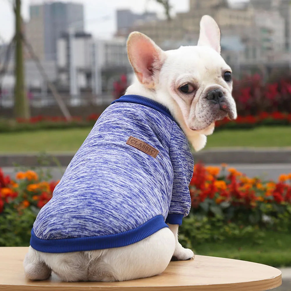 Pet Dog Clothes Knitwear Dog Sweater Soft Thickening Warm Pup Dogs Shirt Winter Puppy Sweater for Dogs Casual Pet Cat Clothing