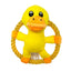 Squeaky Dog Toys for Small Medium Dogs, Pig Duck Bear Shape Puppy Teething Toy with Cotton Rope Animals Plush Interactive Toy
