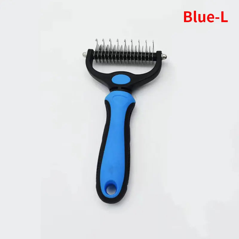 Pet Deseeding Brush Dog Cat Hair Remover Comb Puppy Cat Shedding Supplies Tools Long Hair Short Hair Pet Grooming Care Brush