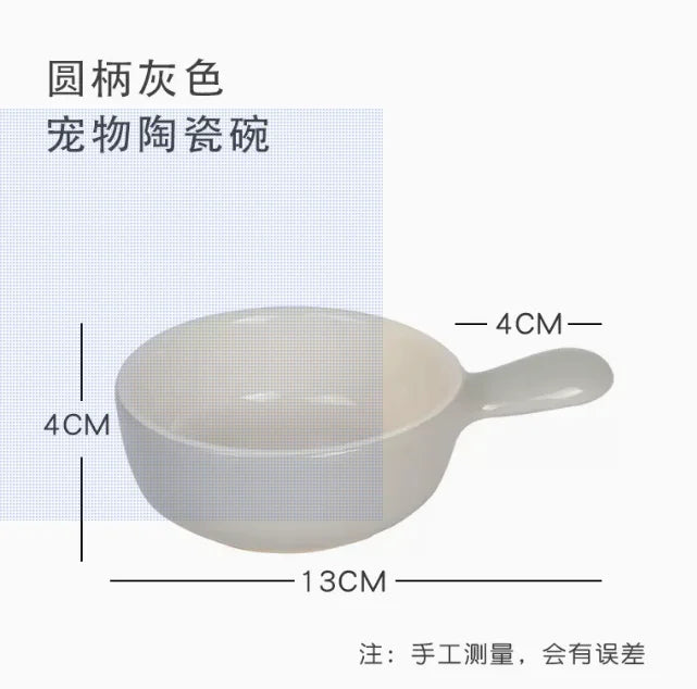 Hamster bowl ceramic chipmunk eating bowl honey squirrel grain bowl hedgehog food bowl food box food bowl feeder