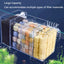 Fish Tank External Filter Box Acrylic Filter Dry and Wet Separation 4 in 1 Small Silent External Suspend Aquarium Drip Overflow