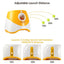 Automatic Dog Tennis Ball Launcher Dogs Chase Toys Automatic Fun Interactive Machine Fun Interactive Rechargable Catapult 6 Ball