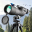Transparent monocular telescope, variable frequency monocular telescope, suitable for outdoor camping hunting bird watching