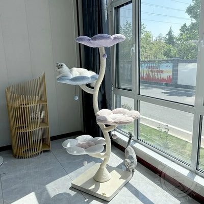 Cat Climbing Frame Big Cat Claw Tree Nest Tower Sisal Grinding Claw Rod Removable Washable Pet Entertainment To Rest Products