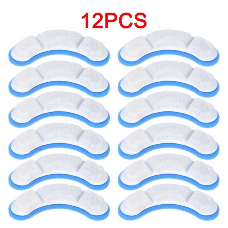 12PCS Cat Water Fountain Replacement Filter for WF060  Elements Pet Drinking Bowl Auto Drinking Filter for Cats