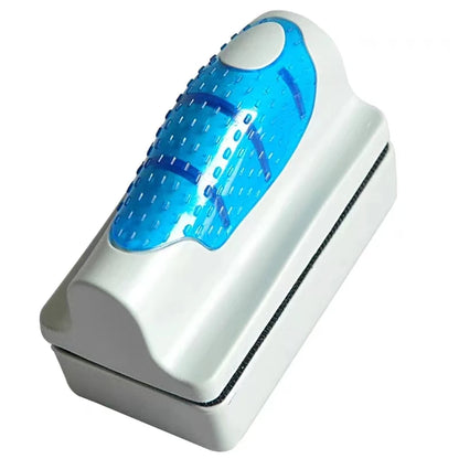 New Magnetic Aquarium Fish Tank Brushes Floating Clean Glass Window Algae Scraper Cleaner Brush Aquarium Accessories Two Blades