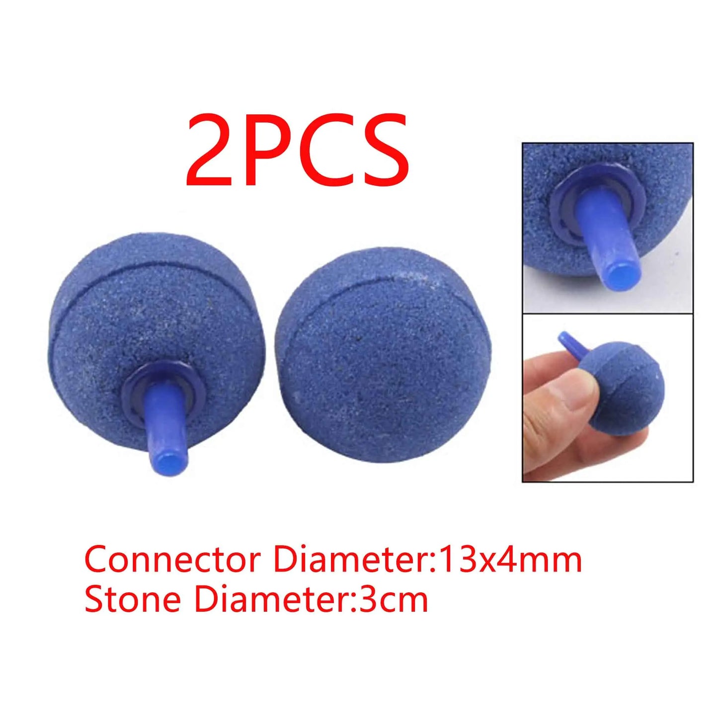 UXCELL Air Pump Sand Stone Set Aquarium Oxygen Parts Air Stone Bubble Fish Tank Aerator Ball Shaped Mineral Bubble Accessories