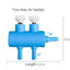 Aquarium Air Splitter Valve Fish Tank Air Pump Flow Splitter Distributor Pump Valve Tap Lever Control Switch Valves Accessories