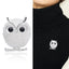 Rhinestone Owl Brooches for Women Unisex 4-Color Cute Birds Party Casual Pins Banquet Party Backpack Gifts Jewelry Accessories