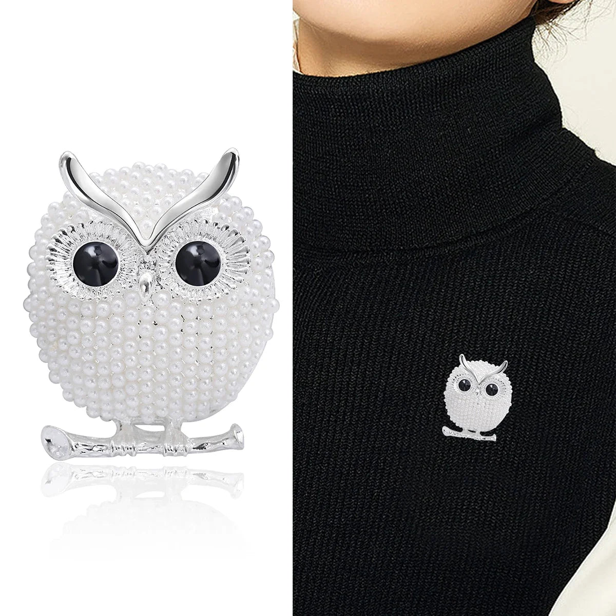 Rhinestone Owl Brooches for Women Unisex 4-Color Cute Birds Party Casual Pins Banquet Party Backpack Gifts Jewelry Accessories