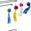 Cat Toy Cat Teaser Sticks Colorful Paper Ball Cat Teaser Stick Reflective Colored Interactive Cat Toy Style Cat Teaser Stick