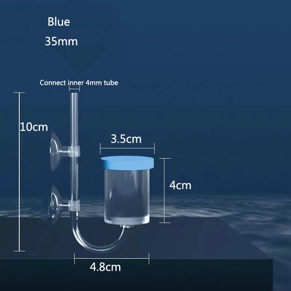High transparency Acrylic Air Pump Sand Stone Aquarium Oxygen Pump Fresh Air Stone Nano Bubble Bar Aquarium Fish Tank Aerator