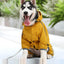 Dog Raincoat Waterproof Reflective Hooded Pet Rain Jacket 4 Legs Lightweight Rain Poncho Clothes for Small Medium and Large Dogs