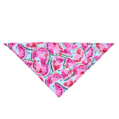 Cartoon Food Print Triangle Dog Collar Bandana Polyester Fade Resistant Pet Accessories Neck Scarf Small Dog Pet Supplies New