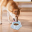 Dog Feeder Bowl Sloped Cat Dish Food Bowl Pet Feeder Bowl Stable Feeding Bowl Mouth Neck Protector Pet Food Bowls Dispenser