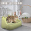Large Capacity Pet Toilet with Buckle for Guinea Pigs Dangling Square Small Pet Litter Box Pet Cleanging Tools