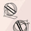 Hamster Running Wheel Bearing with Bracket Gold Wire Mouse Honey Squirrel Super Silent Nail Grinding Hedgehog Pet Toy Supplies