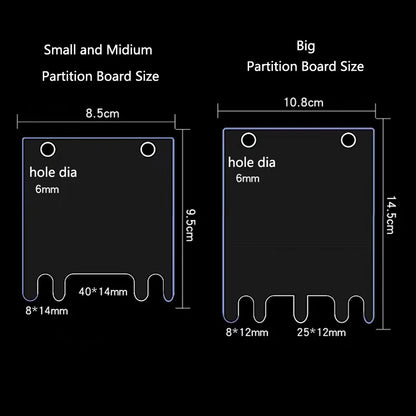Fish Tank External Filter Box Acrylic Filter Dry and Wet Separation 4 in 1 Small Silent External Suspend Aquarium Drip Overflow