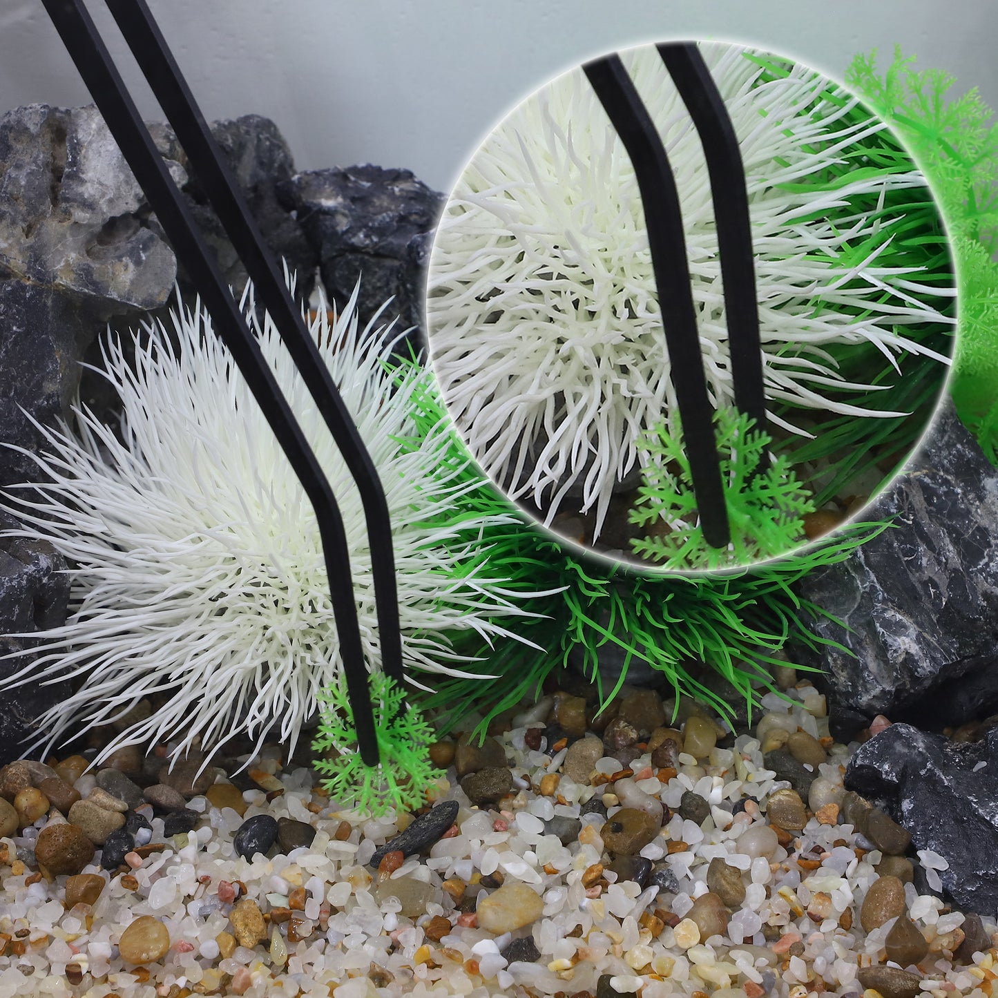 UXCELL Aquarium Tweezer Tools Fish Tank Cleaning Tool Water Plants Clipping Plier Grass Clip Steel Supplies Pet  Accessories